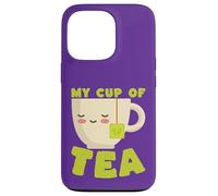 My Cup of Tea Mignon Kawaii Tasse à thé Coque pour iPhone 13 Pro