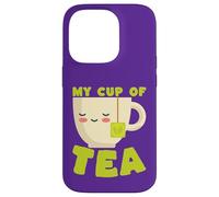 My Cup of Tea Mignon Kawaii Tasse à thé Coque pour iPhone 14 Pro