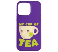 My Cup of Tea Mignon Kawaii Tasse à thé Coque pour iPhone 15 Pro Max