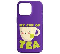 My Cup of Tea Mignon Kawaii Tasse à thé Coque pour iPhone 16 Pro