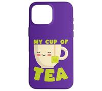My Cup of Tea Mignon Kawaii Tasse à thé Coque pour iPhone 16 Pro Max
