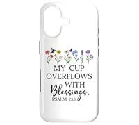 My Cup Overflows with Blessings Jesus Fills My Cup Christian Coque pour iPhone 17