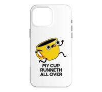 My Cup Runneth All Over Funny Bible Pun Coque pour iPhone 16 Pro Max