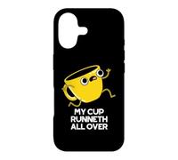 My Cup Runneth All Over Funny Bible Pun Coque pour iPhone 17