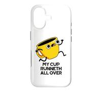 My Cup Runneth All Over Funny Bible Pun Coque pour iPhone 17