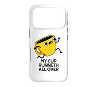 My Cup Runneth All Over Funny Bible Pun Coque pour iPhone 17 Pro