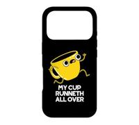 My Cup Runneth All Over Funny Bible Pun Coque pour iPhone 17 Pro