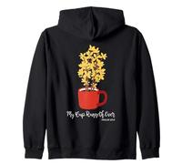 My Cup Runneth Over Psaum Citation inspirante 23:5 Sweat à Capuche