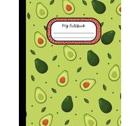 My Cute Avocado Notebook: Composition Notebook Wide Ruled: Aesthetic Notebook | Plaid | Teen Girls | School Supplies | Women for Back to School, ... & Personal Use | 120 Pages | 7.5x9.25 Inches