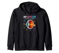 My Cute Eye Anatomy Yay Human Vision Science Day Girls Sweat à Capuche