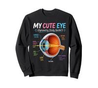 My Cute Eye Anatomy Yay Human Vision Science Day Girls Sweatshirt