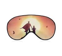 My Dad is A Hero Masque de sommeil Masque pour les yeux portable avec bandeau réglable pour hommes et femmes