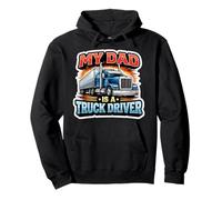 My Dad is A Truck Driver Trucker Fils Fille Enfant Sweat à Capuche
