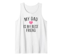 My Dad is My Best Friend Father Daughter Design Vintage Débardeur
