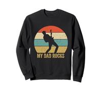 My Dad Rocks Guitare Vintage pour fête des pères Sweatshirt