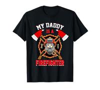 My Daddy is A Firefighter Fireman Firefighters Lovers T-Shirt