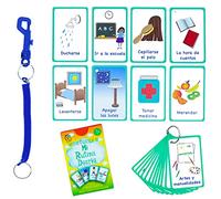 My Daily Routine Flashcards Carte mémoire en espagnol pour SEN et EFL