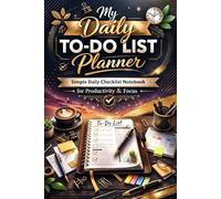 My Daily To-Do List Planner |Simple Daily Checklist Notebook for Productivity & Focus