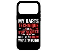 My Darts Technique is Top Secret Club De Fléchettes Coque pour iPhone 17 Pro Max