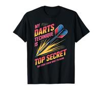 My Darts Technique Is Top Secret Fléchettes Amateurs T-Shirt