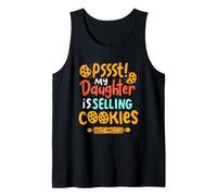 My Daughter is Selling Cookies Funny Parent Collecte de Fonds Débardeur