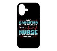 My Daughter is The Worlds Best Nurse Nursing Nurses Coque pour iPhone 17