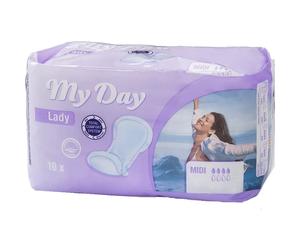 My Day Lady Serviettes d'incontinence Midi 10uts