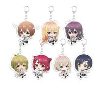 My Deer Friend Nokotan Porte Clé 7 Pièces, My Deer Friend Nokotan Chibi Figurine Cosplay Keychain Pendentif, Porte-clés Accessoires Décoration