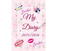 MY DIARY: Mes pensées secrètes journal intime carnet fille girly