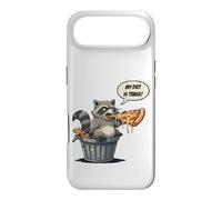 My Diet is Trash Raton Laveur Mangeant Une Tranche de Pizza à la Poubelle Coque pour iPhone Air