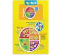 My Dinner Plate Poster Balanced Diet Print