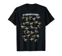 My Dinosaurs Alphabet ABC Dino Identification éducative T-Shirt
