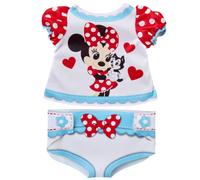 My Disney Nursery Baby Doll Clothes & Accessories Minnie Diaper Accessory Pack inspire de la souris Minnie bien-aimee de Disney! Comprend un clip