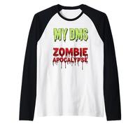 My DMS are Like a Zombie Apocalypse - Funny Viral Social Med Manche Raglan