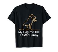 My Dog Ate Easter Bunny Chien Lapin de Pâques Amusant T-Shirt