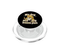 My Dog Ate My Lesson Plan Teacher Humour PopSockets PopGrip pour MagSafe