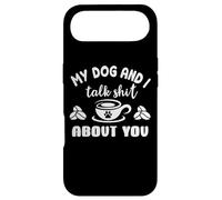 My Dog & I Talk Shit About You Sign Dog Mom Coffee Mug Paw Coque pour iPhone Air