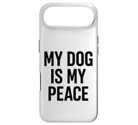 My Dog is My Peace. Design Minimaliste pour Les Amoureux des Chiens. Coque pour iPhone Air