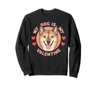 My Dog is My Valentine Malinois Belge Amoureux de Pattes Sweatshirt