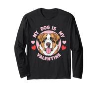 My Dog is My Valentine Saint Bernard Manche Longue