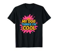 My Dog Thinks Im Cool Graffiti Street Art Patte de Chien T-Shirt