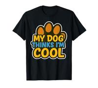 My Dog Thinks Im Cool Graffiti Street Art Patte de Chien T-Shirt