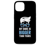 My Dork Is Bigger Than Yours Lunettes drôles intelligentes pour nerd Bleu Coque pour iPhone 13
