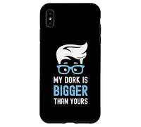 My Dork Is Bigger Than Yours Lunettes drôles intelligentes pour nerd Bleu Coque pour iPhone XS Max