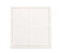 MY DRAP Lot de 30 serviettes en tissu | 20 x 20 cm | Serviettes pour événements, restaurants, restaurants | 100 % coton | réutilisables | Couleur écru | Paquet de serviettes