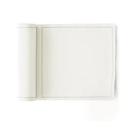 MY DRAP Rouleau de 100 serviettes en tissu | 15 x 15 cm | Serviettes pour événements, restaurants, restaurants | 100 % coton | réutilisables | Écru | Format rouleau | Unités prédécoupées