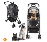 MY DUQUE Coco 2IN1 - Poussette 2 en 1 pour Animaux de Compagnie | 15 kg | Poussette Chien avec Panier pour Courses ou Accessoires | Pliable sur Roulettes Flexibles et Maniables pour un Confort Optimal