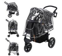 MY DUQUE - UNIVERSAL RAIN COVER XL, protection toutes saisons de poussette pour chiens. Design de jeter simple. Idéale pour plupart des grandes poussettes pour chiens, parfaite pour My Duque’s COOPER