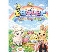 My Easter Coloring Book - 50 One Sided Coloring Pages: A Cute and Fun Easter Coloring Book for Kids made by Miss Annette, a real preschool teacher.