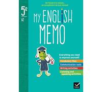 Evelyne Ledru-Germain – My English Memo : Anglais 5e – Éd. 2022 – Broché